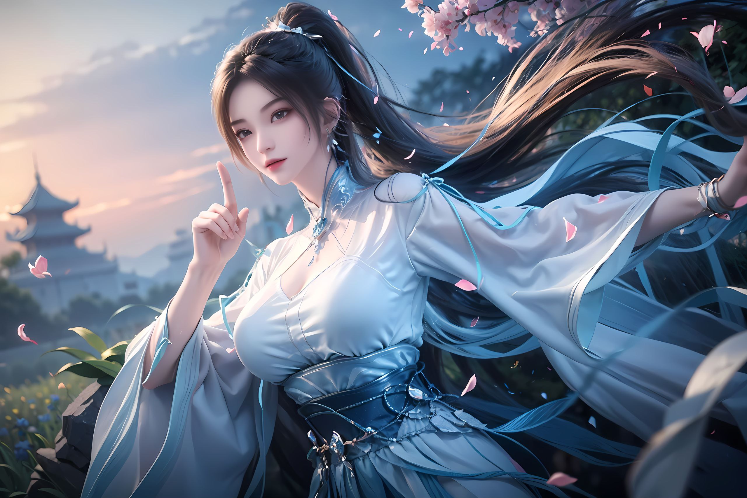 式上给人耳